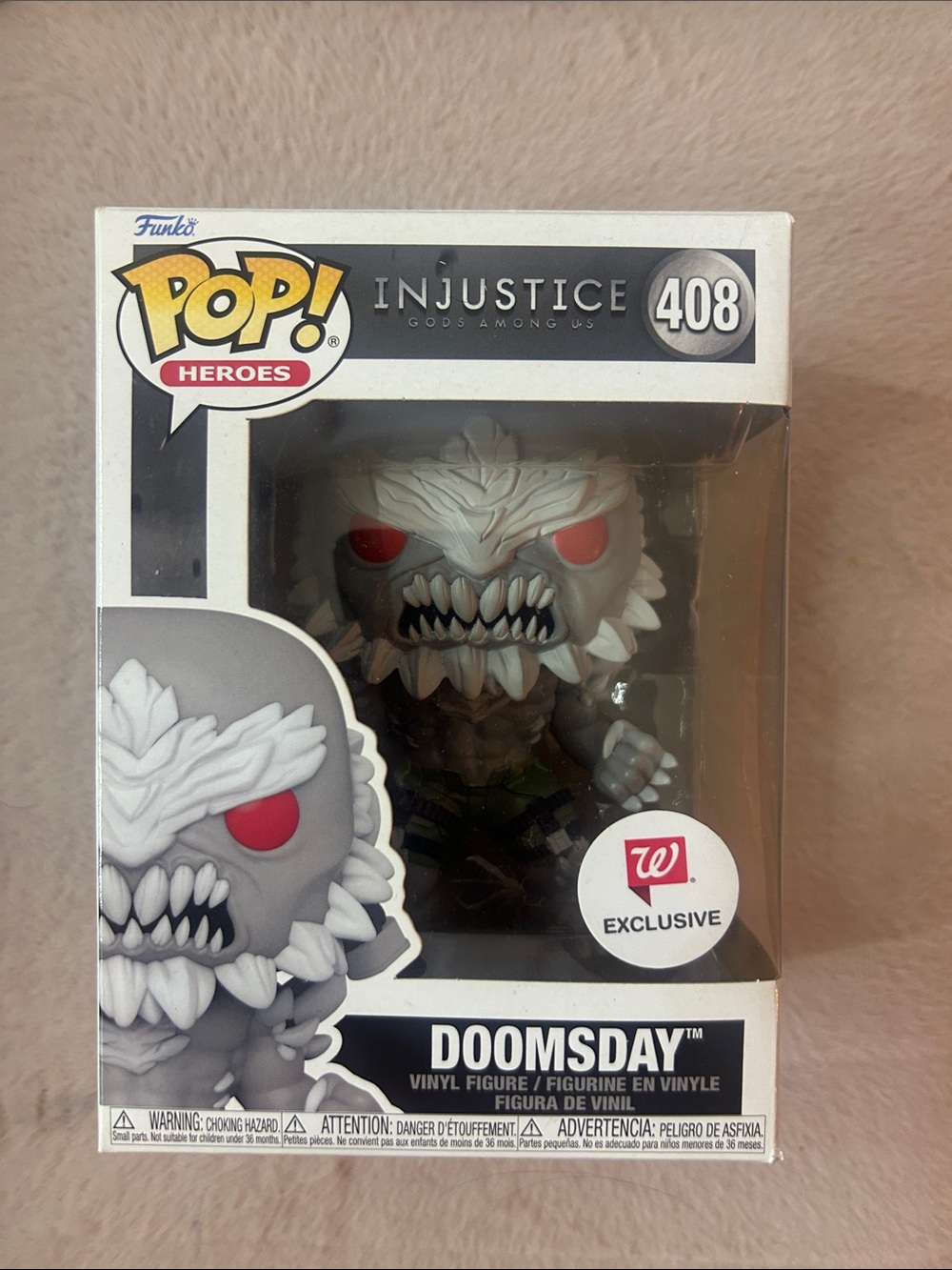 Funko Doomsday Vinyl Figure - Gray with Red Eyes